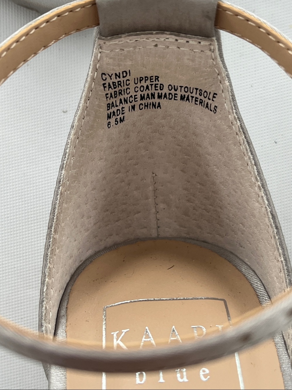 KAARI BLUE Fringed Ankle Sandals SZ: 6.5M - Picture 3 of 8